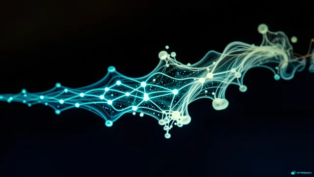 Synaptic Ink Dispersion — Abstract fluid 4K wallpaper