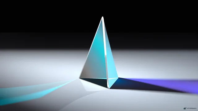 Optical Prism Refraction — Glass & light 4K wallpaper