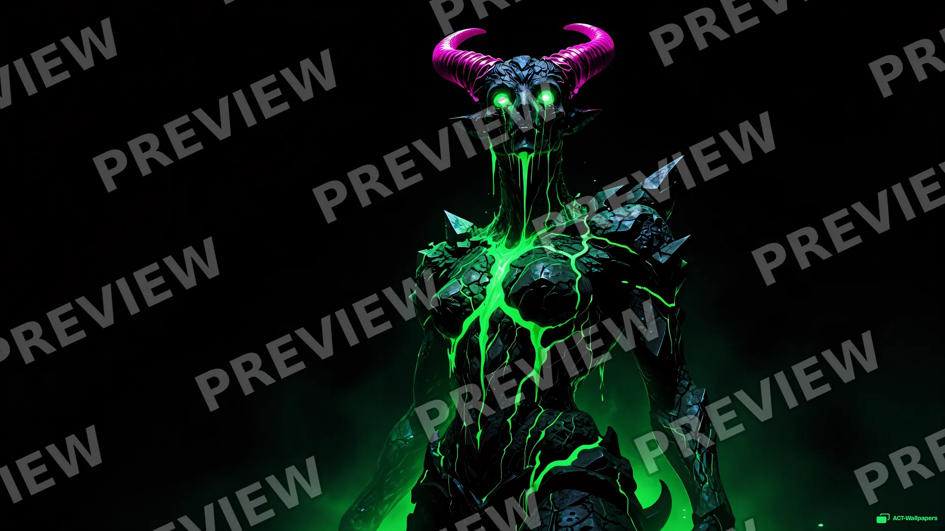 Basalt Nightmare Tower — Neon nightmare 4K wallpaper