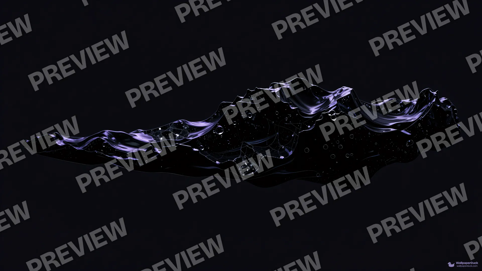Obsidian Fluid Drift — Abstract fluid 4K wallpaper