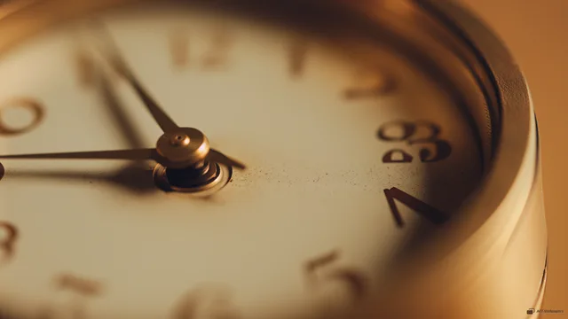 Vintage Brass Chronograph — Analog macro mechanics 4K wallpaper