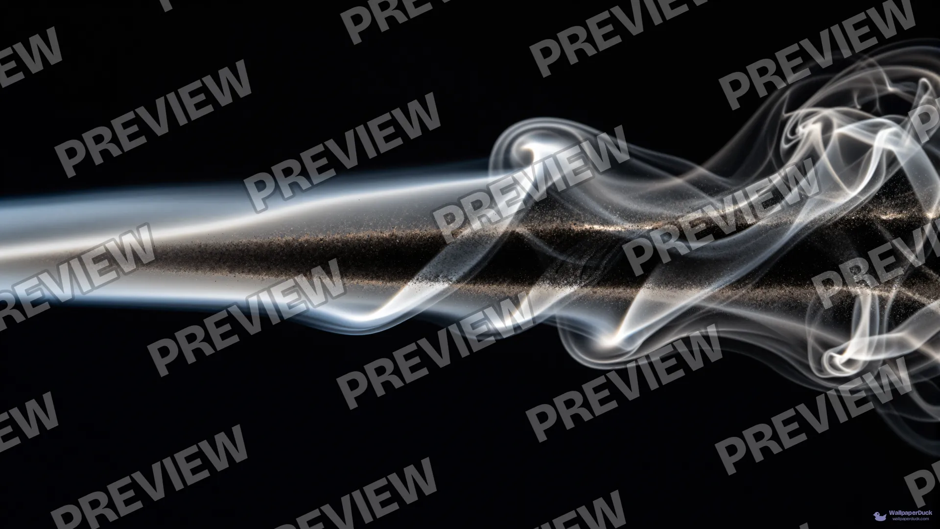 Carbon Smoke Plume — Abstract fluid 4K wallpaper