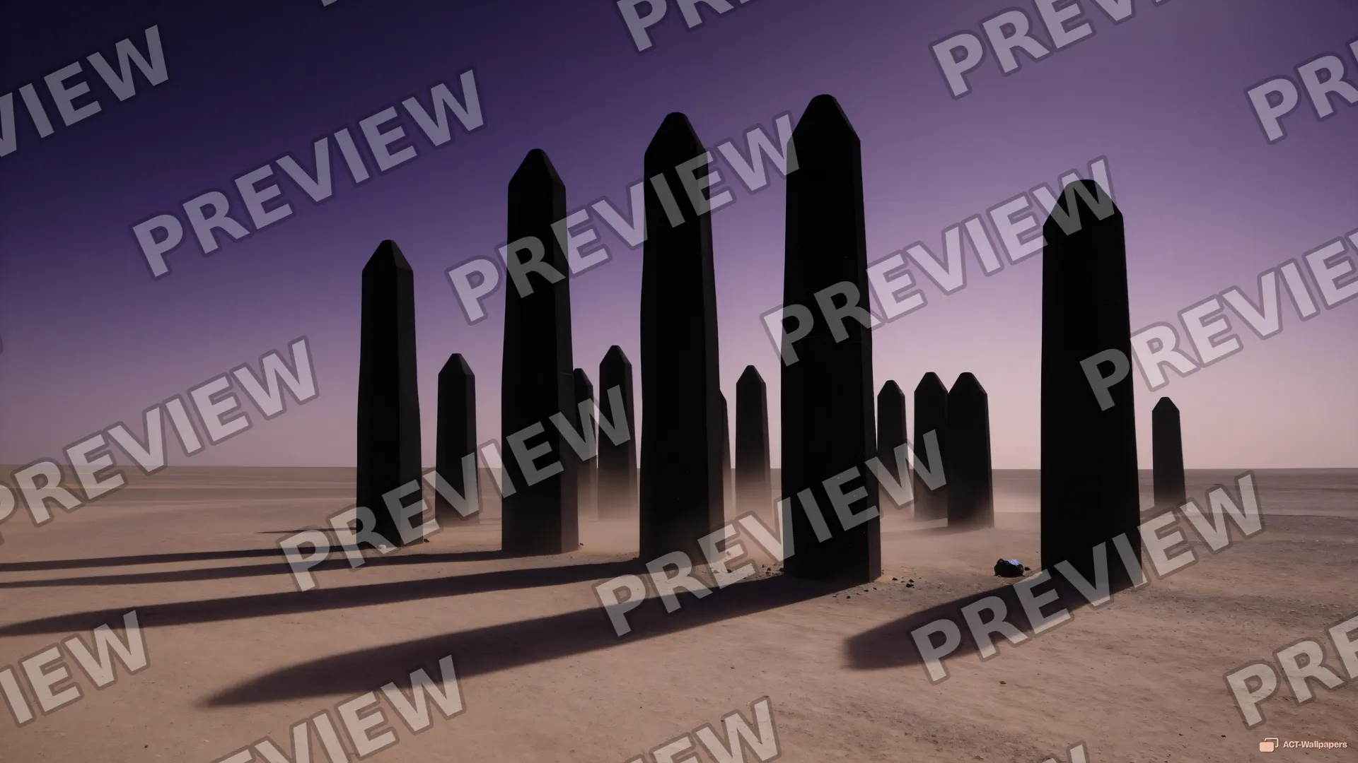 Carbon Spires Twilight — Carbon columns 4K wallpaper