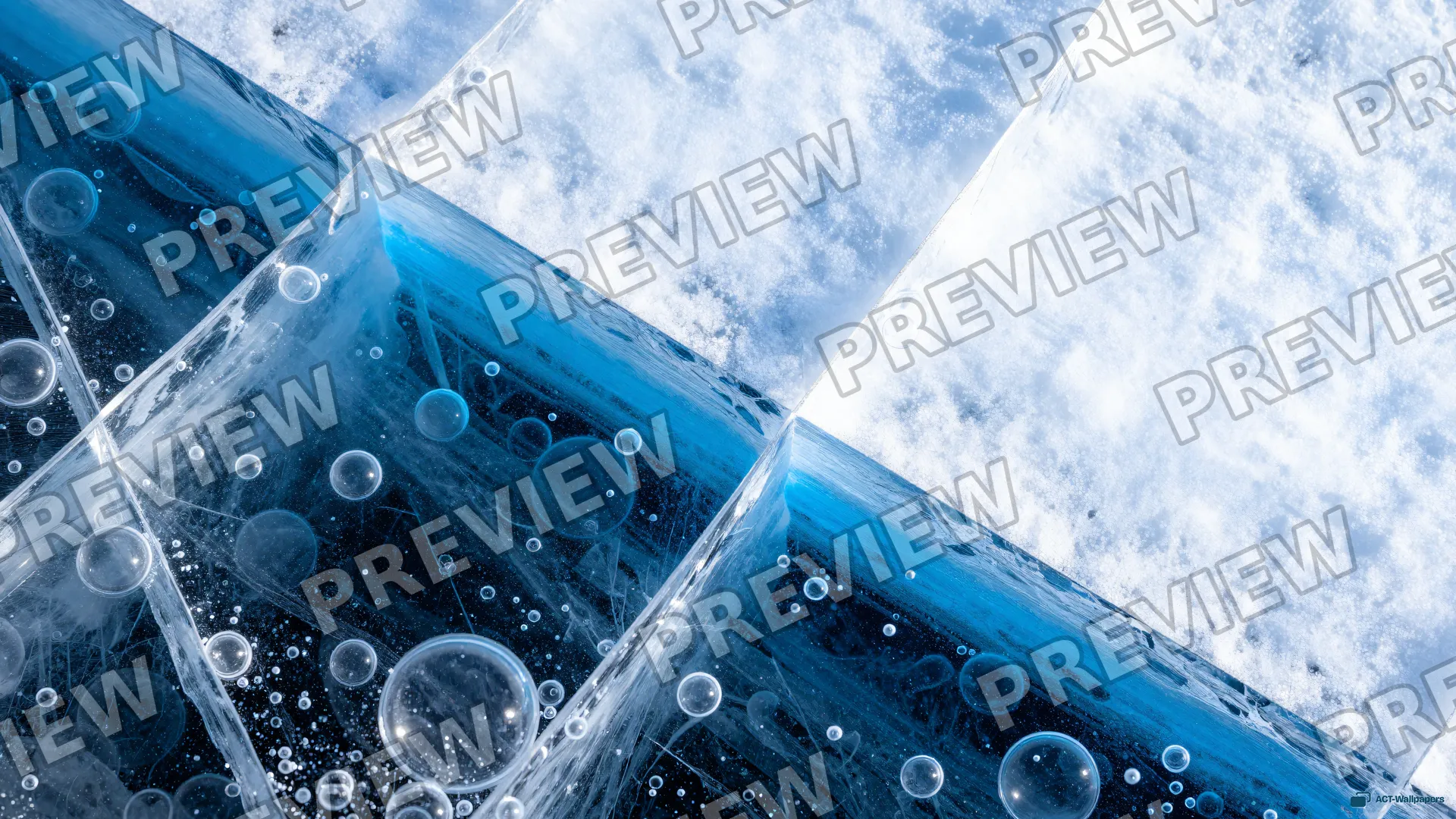 Glacial Ice Lattice Macro — Ice macro 4K wallpaper