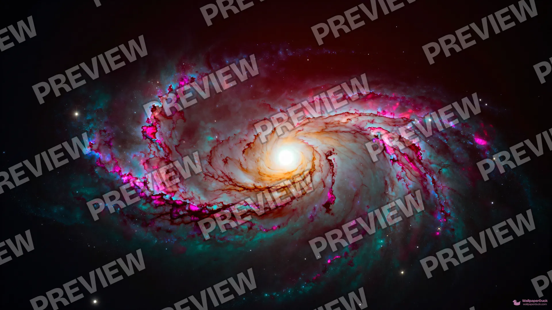Barred Spiral Core — Cosmic & astrophotography 4K wallpaper