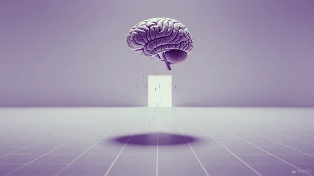 Digital Cortex Dissolution — Liminal grid space 4K wallpaper