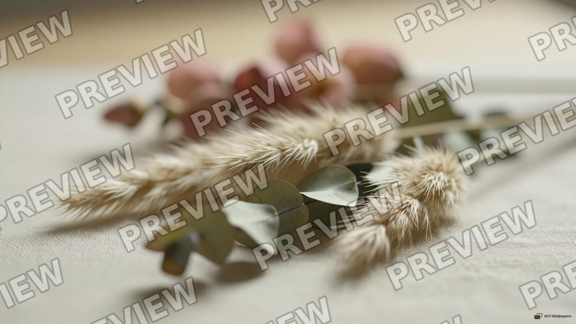 Dried Botanical Still Life — Dried flower arrangements 4K wallpaper