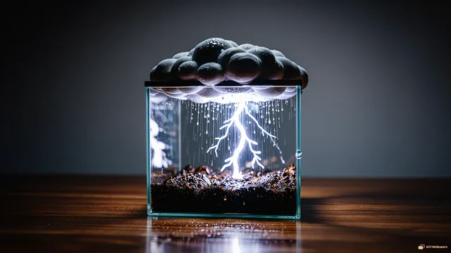 Rectangular Inverted Storm — Inverted storm terrarium 4K wallpaper
