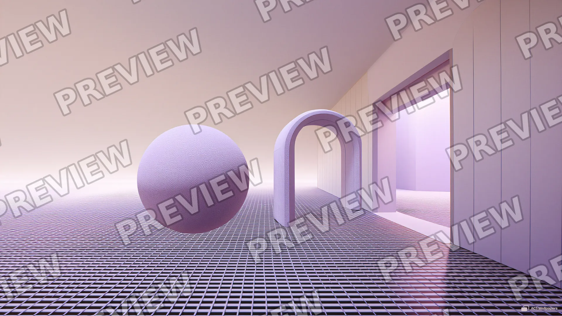 Liminal Grid Void — Liminal grid space 4K wallpaper
