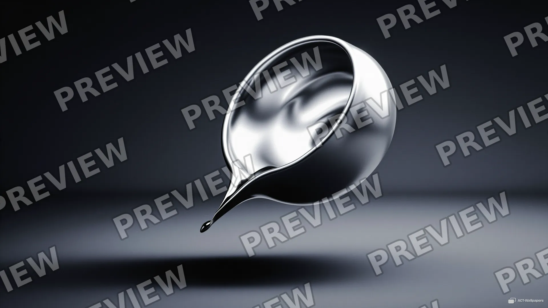 Suspended Chrome Splash — Chrome casting 4K wallpaper