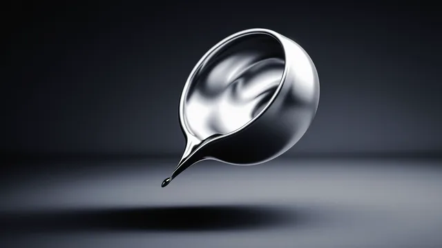 Suspended Chrome Splash — Chrome casting 4K wallpaper