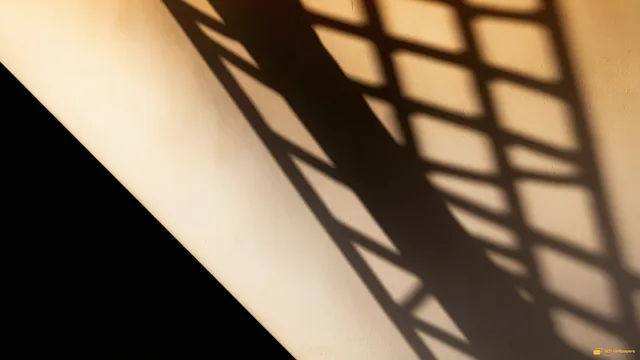 Diagonal Plaster Shadow — Shadow play 4K wallpaper