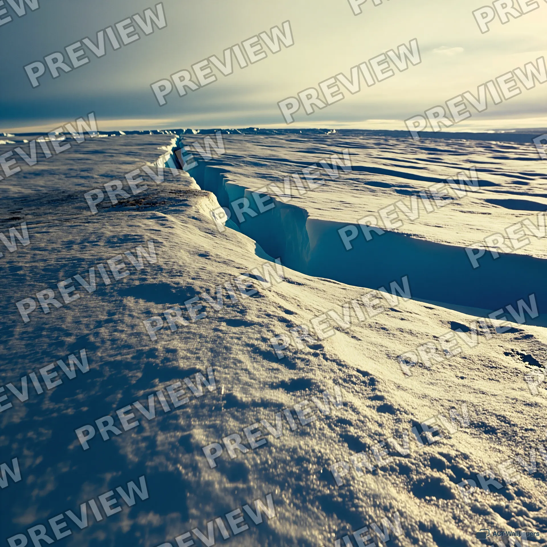Glacial Fracture Study — Polar ice 4K wallpaper
