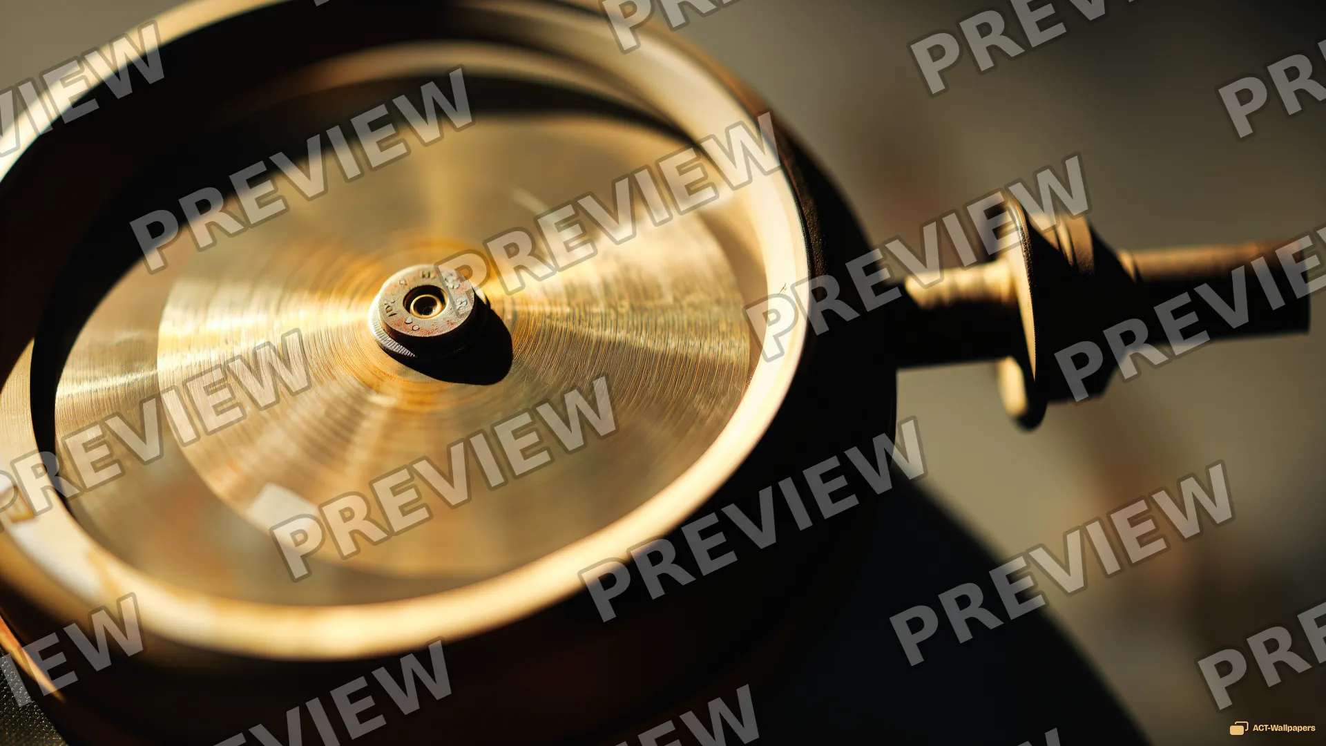 Vintage Brass Chronograph — Analog macro mechanics 4K wallpaper