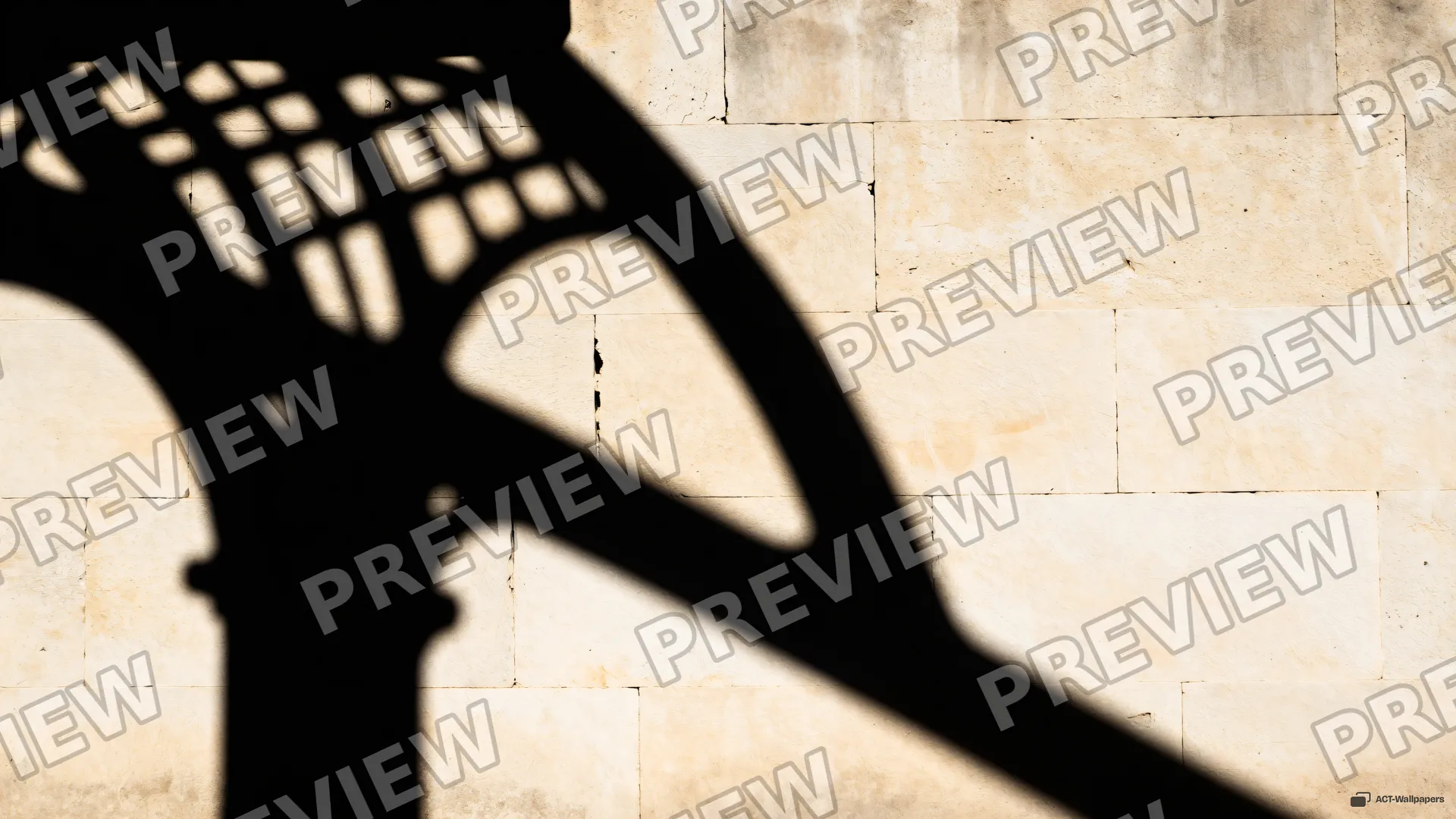 Diagonal Stone Shadow — Shadow play 4K wallpaper