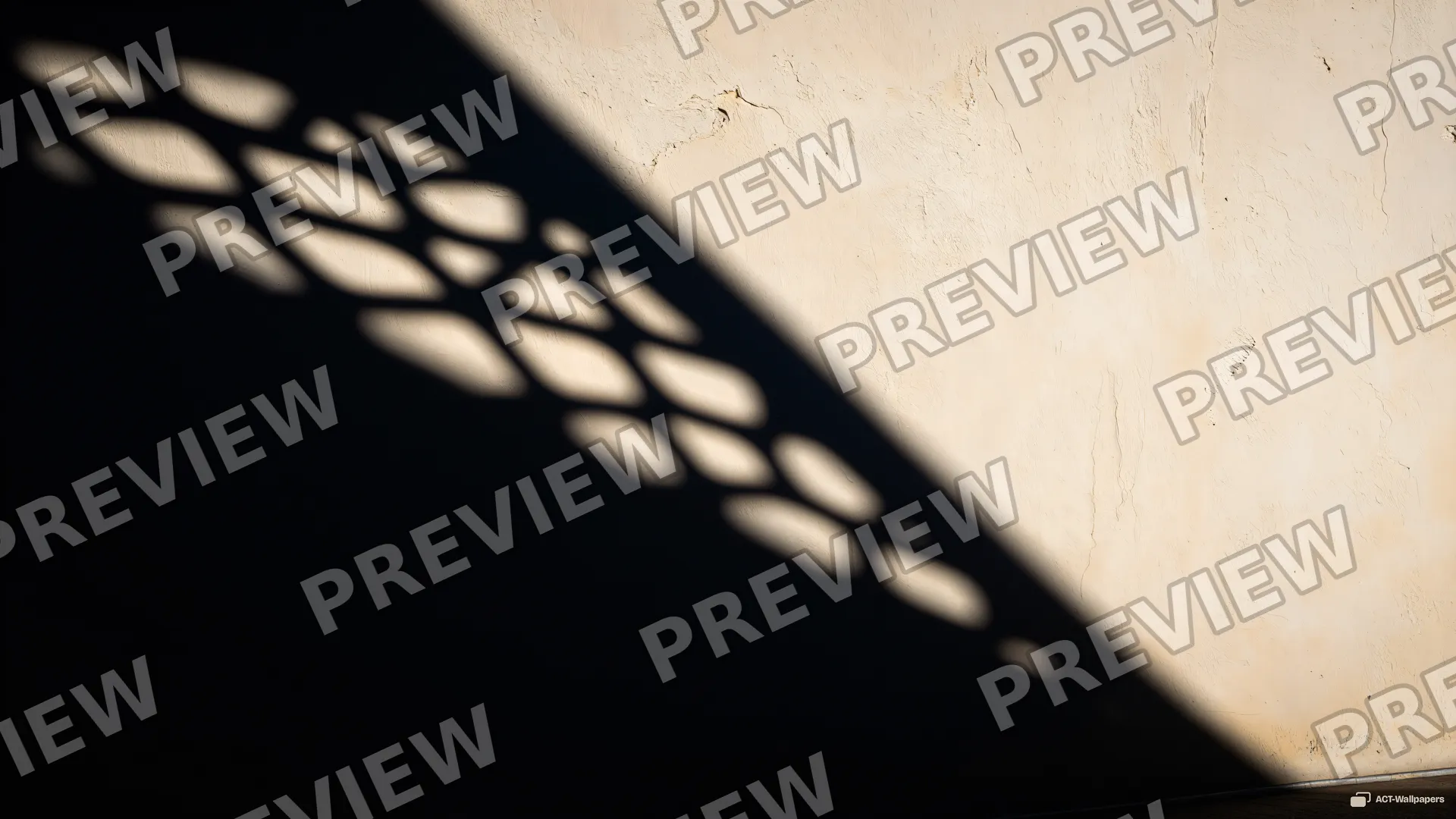 Diagonal Stucco Shadow — Shadow play 4K wallpaper