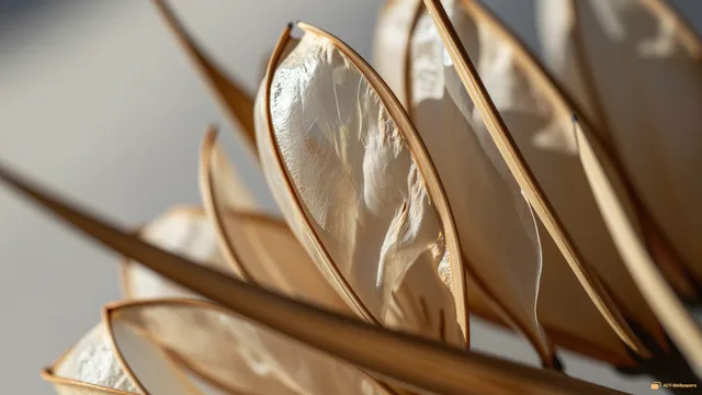 Translucent Seed Pod Study — Dried botanicals 4K wallpaper