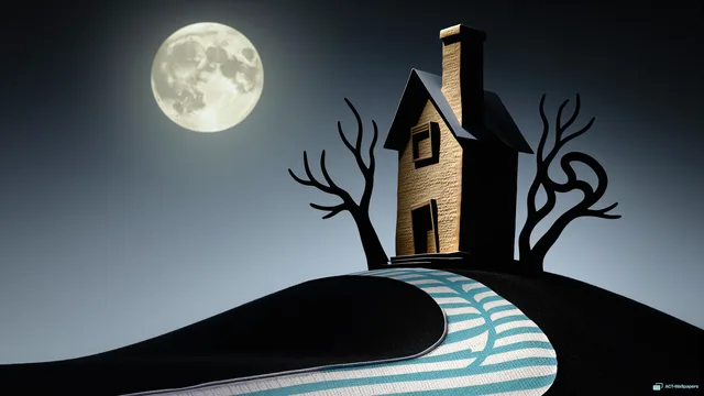 Whimsical Gothic Moon — Gothic tale 4K wallpaper
