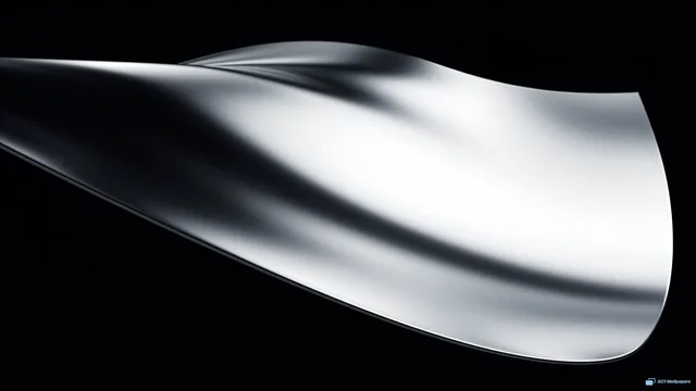 Chrome Tension Arc — Chrome texture 4K wallpaper