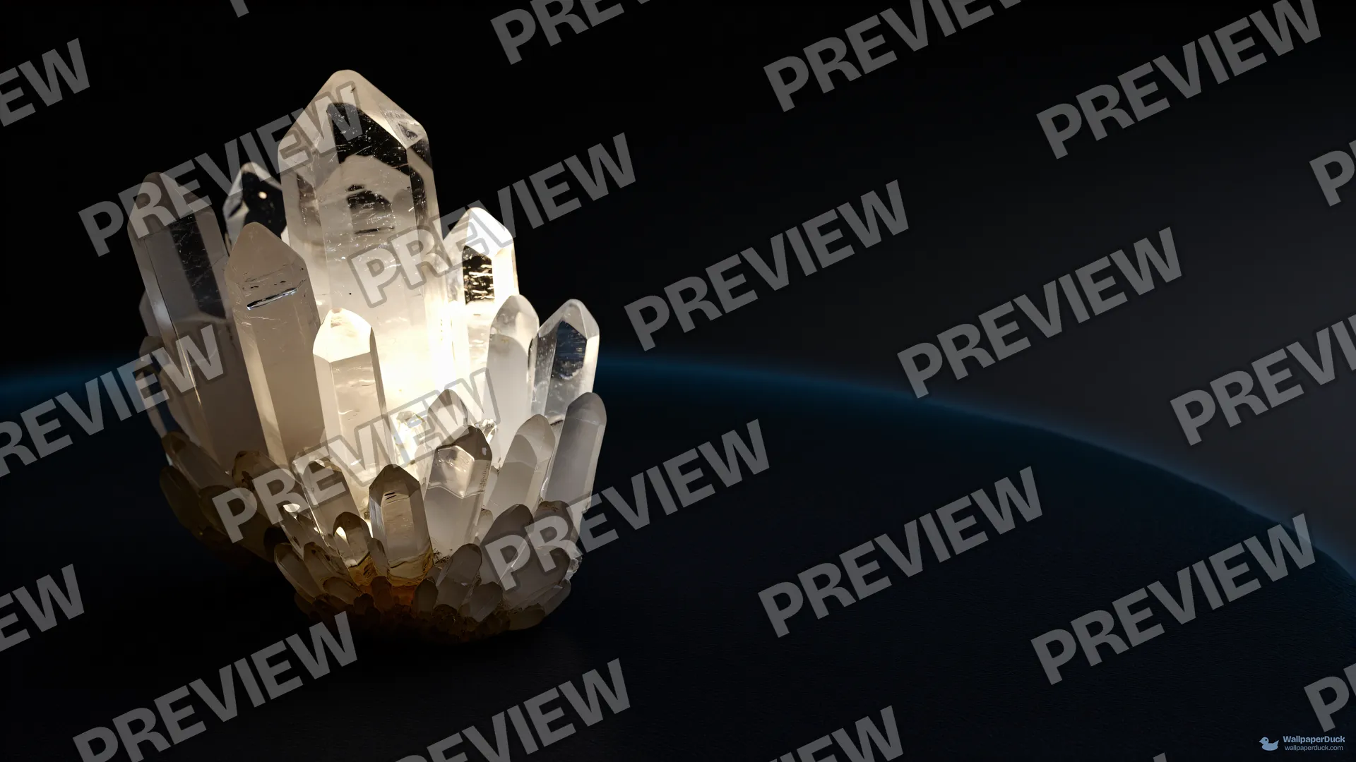Basalt Crystal Cluster — Crystals & minerals 4K wallpaper
