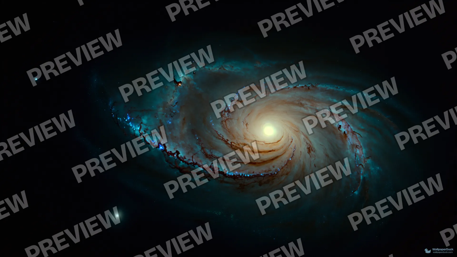 Spiral Core in Dark — Cosmic & astrophotography 4K wallpaper