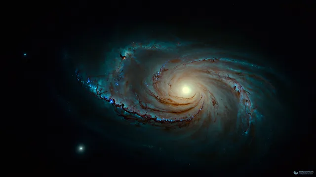 Spiral Core in Dark — Cosmic & astrophotography 4K wallpaper