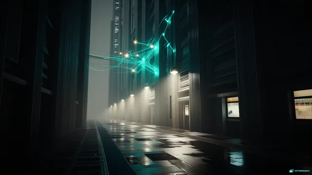 Neural City Synapse — Cyberpunk city 4K wallpaper