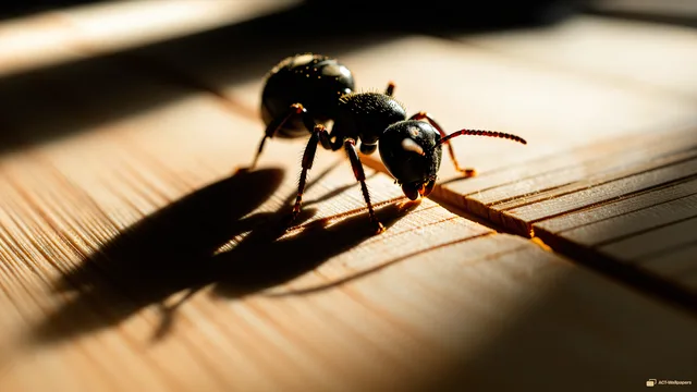 Underside of the Giant — Giant ant surface 4K wallpaper