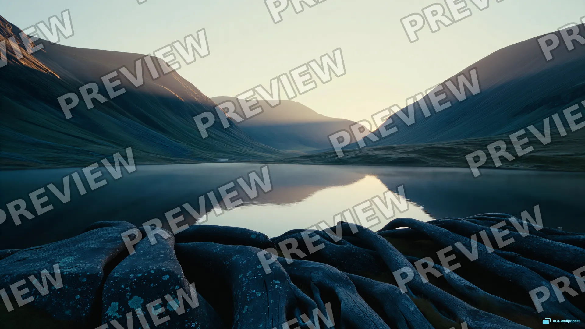 Highland Dawn Valley — Nature landscapes 4K wallpaper