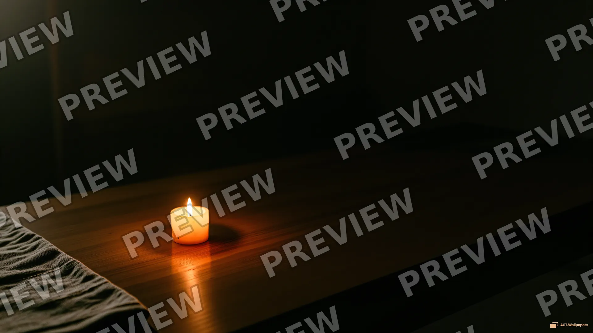 Candle in the Study — Dark interiors 4K wallpaper