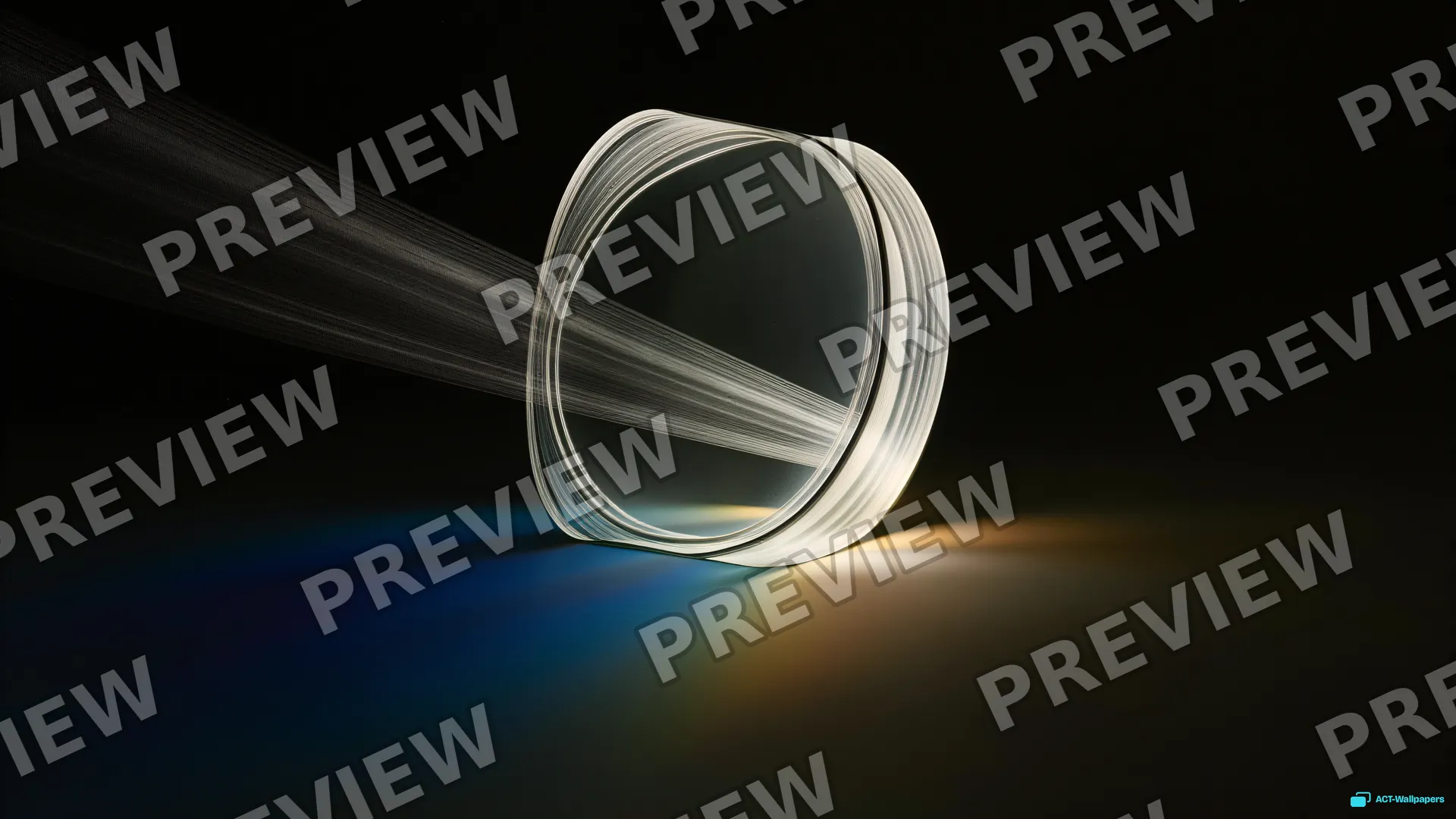 Optical Lens Refraction — Glass & light 4K wallpaper