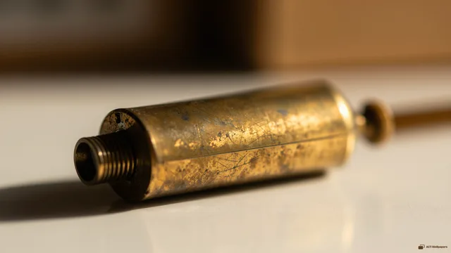Aged Brass Chronograph Casing — Analog macro mechanics 4K wallpaper