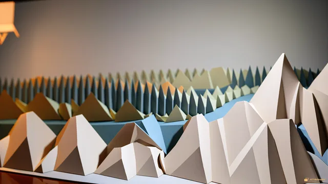 Layered Paper Diorama — Paper dioramas 4K wallpaper