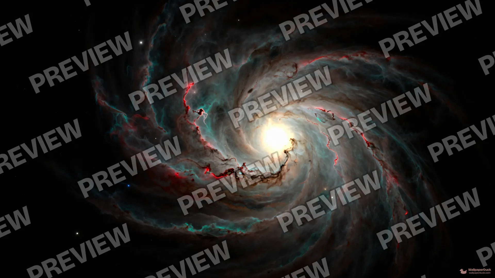 Galactic Core in Dark Void — Cosmic & astrophotography 4K wallpaper