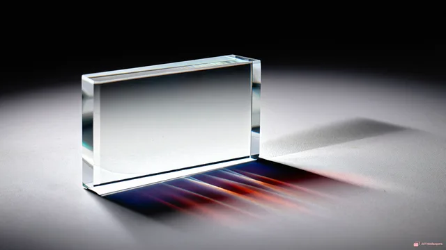Optical Prism Caustics — Glass & light 4K wallpaper