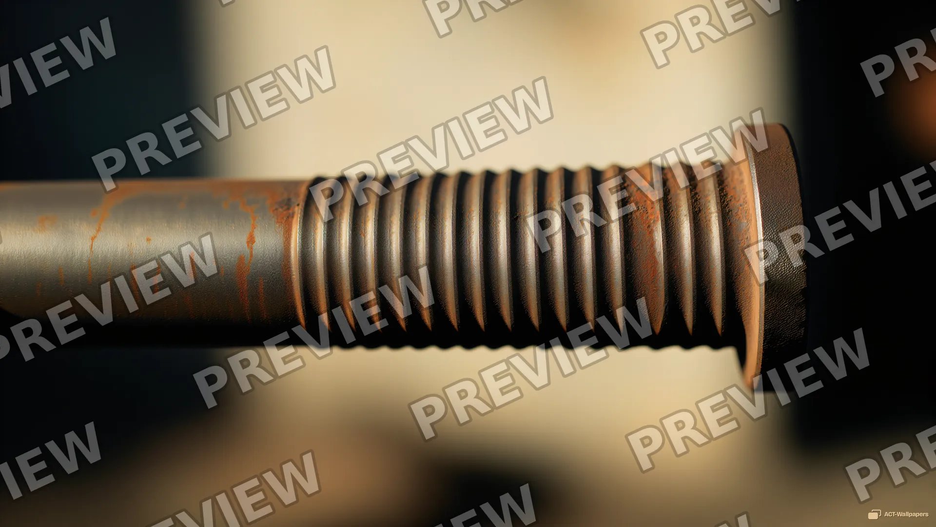 Rusted Piston in Sunlight — Analog macro mechanics 4K wallpaper