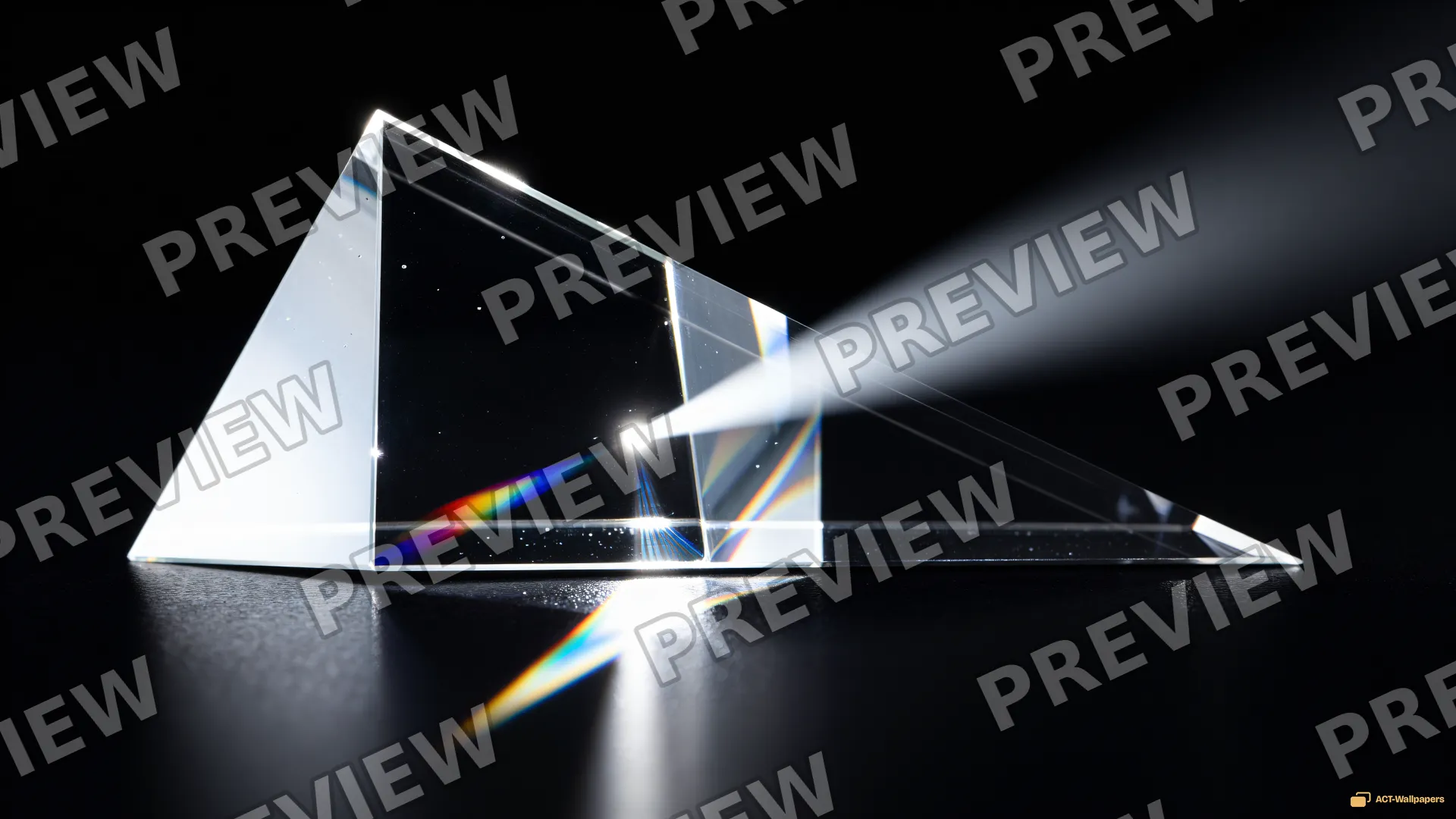 Optical Prism Caustics — Glass & light 4K wallpaper