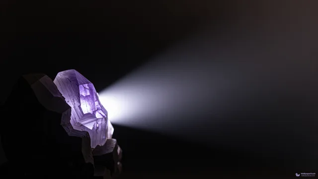 Fluorite Basalt Transmission — Crystals & minerals 4K wallpaper