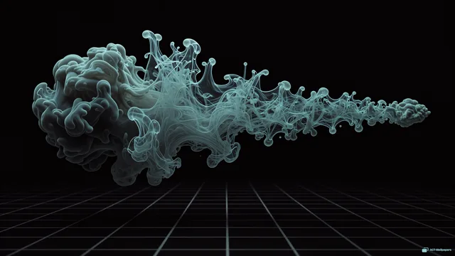 Viscous Digital Dispersion — Abstract fluid 4K wallpaper