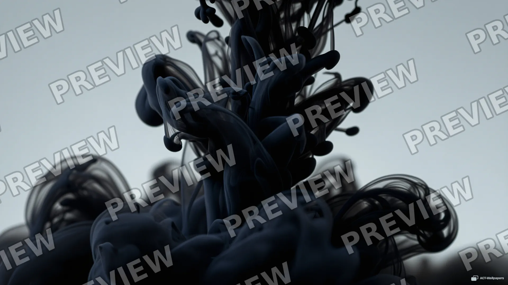 Ink Dispersal Macro — Abstract fluid 4K wallpaper