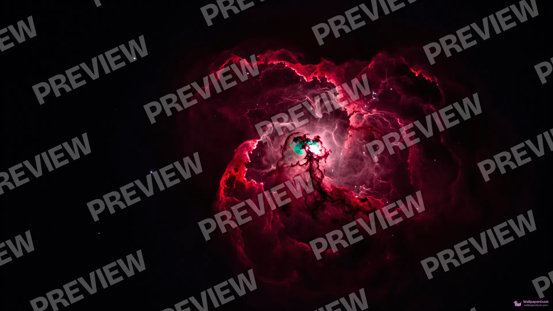 Crimson Supernova Remnant — Cosmic & astrophotography 4K wallpaper