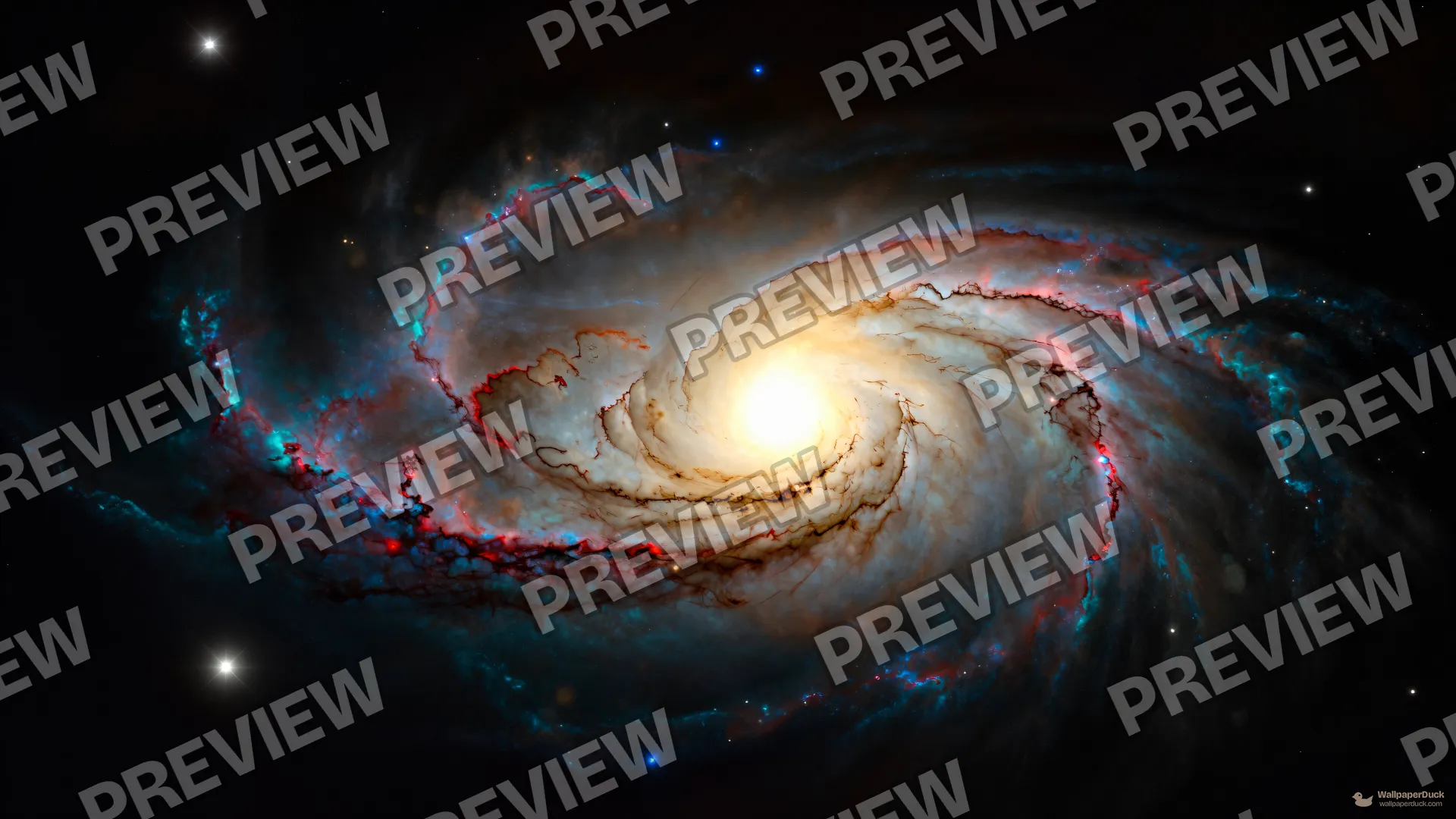 Elliptical Core Dust Lanes — Cosmic & astrophotography 4K wallpaper