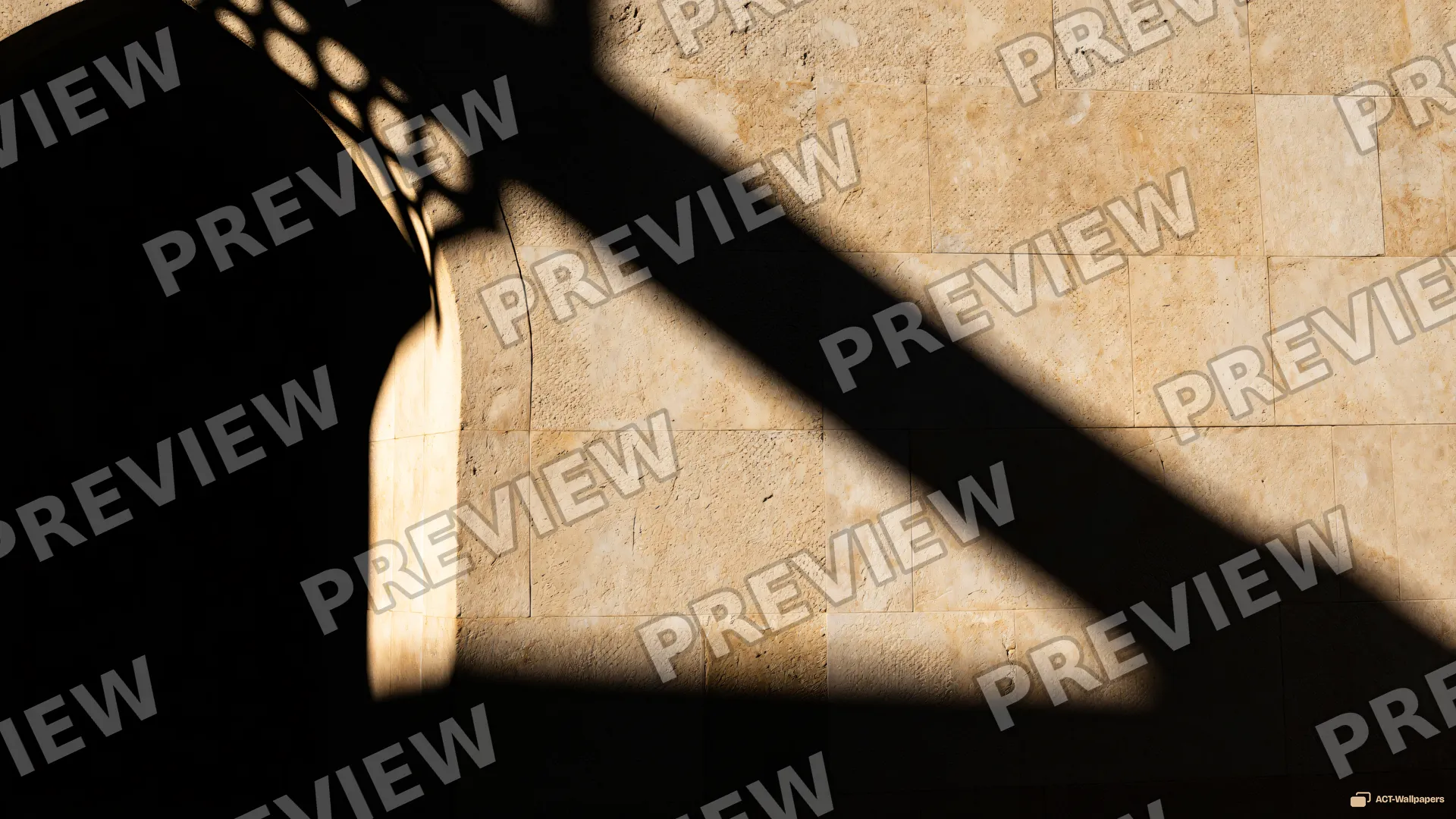 Lattice Shadow on Stone — Shadow play 4K wallpaper