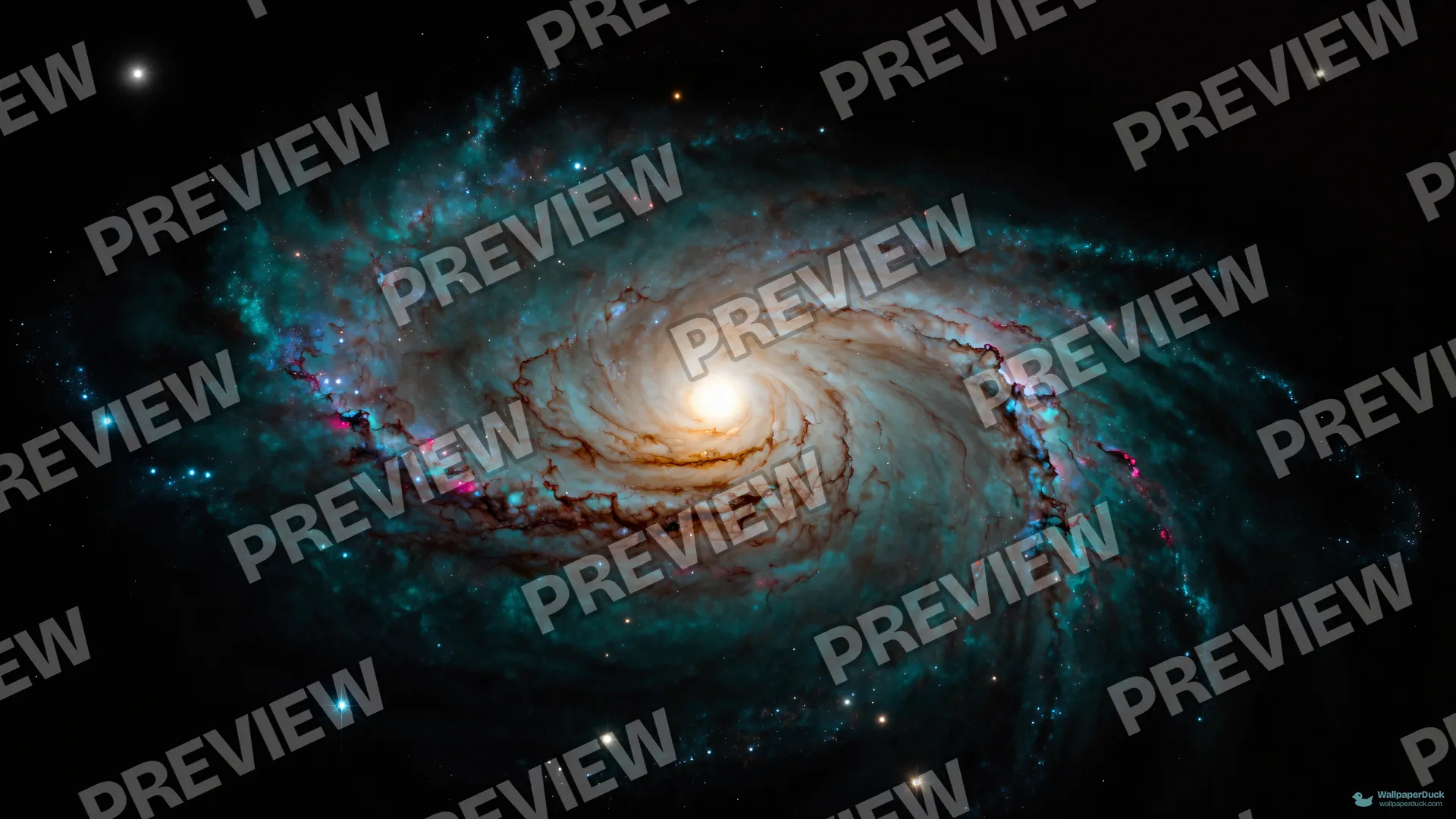 Barred Spiral Core — Cosmic & astrophotography 4K wallpaper
