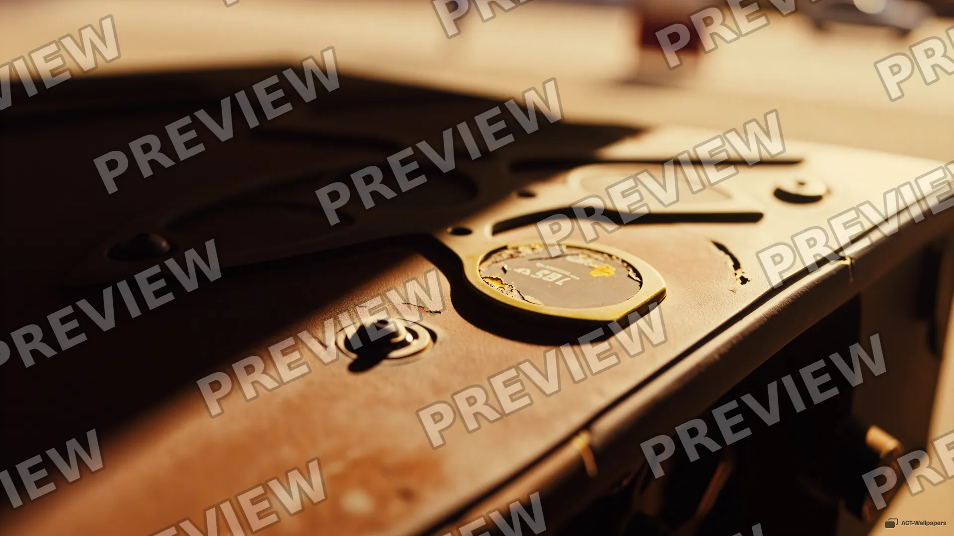 Weathered Dashboard Gauges — Analog macro mechanics 4K wallpaper