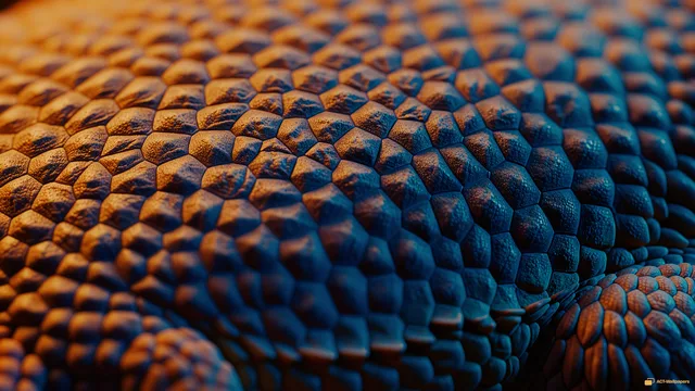 Ventral Scale Macro — Lizard scales 4K wallpaper