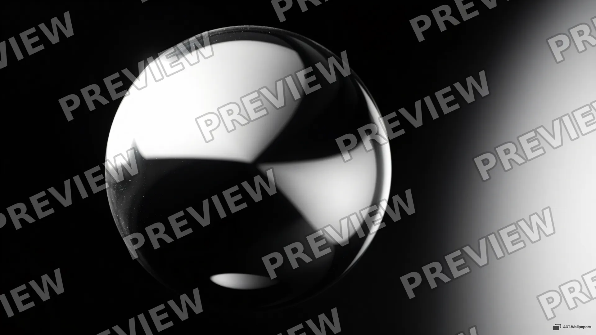 Chrome Void Reflection — Chrome texture 4K wallpaper