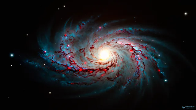 Galactic Core Dust Lanes — Cosmic & astrophotography 4K wallpaper