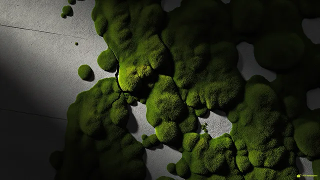Concrete Moss Texture — Rustic concrete texture 4K wallpaper