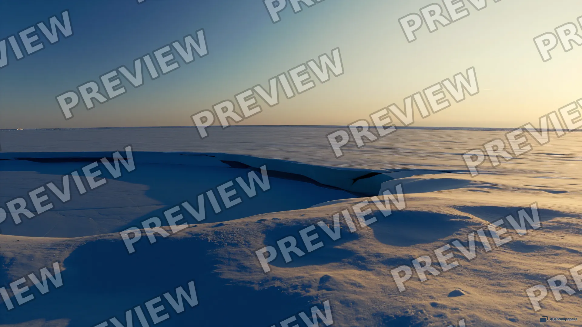 Glacial Fracture Shore — Polar ice 4K wallpaper